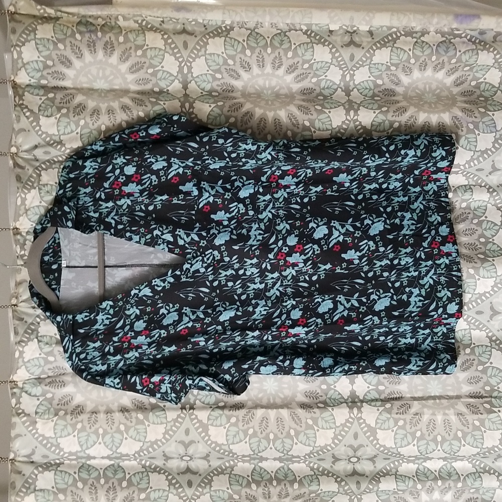 Henley split neck blouse, XL only tried on never worn.